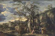 saint john the baptist revealing christ to the disciples